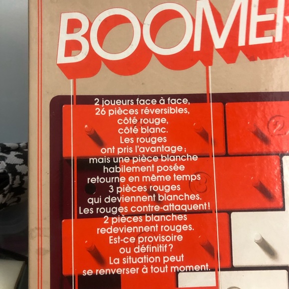 Boomerang rare French Club Nathan board game for age 10 plus, 2 players - Picture 2 of 5